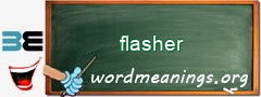 WordMeaning blackboard for flasher